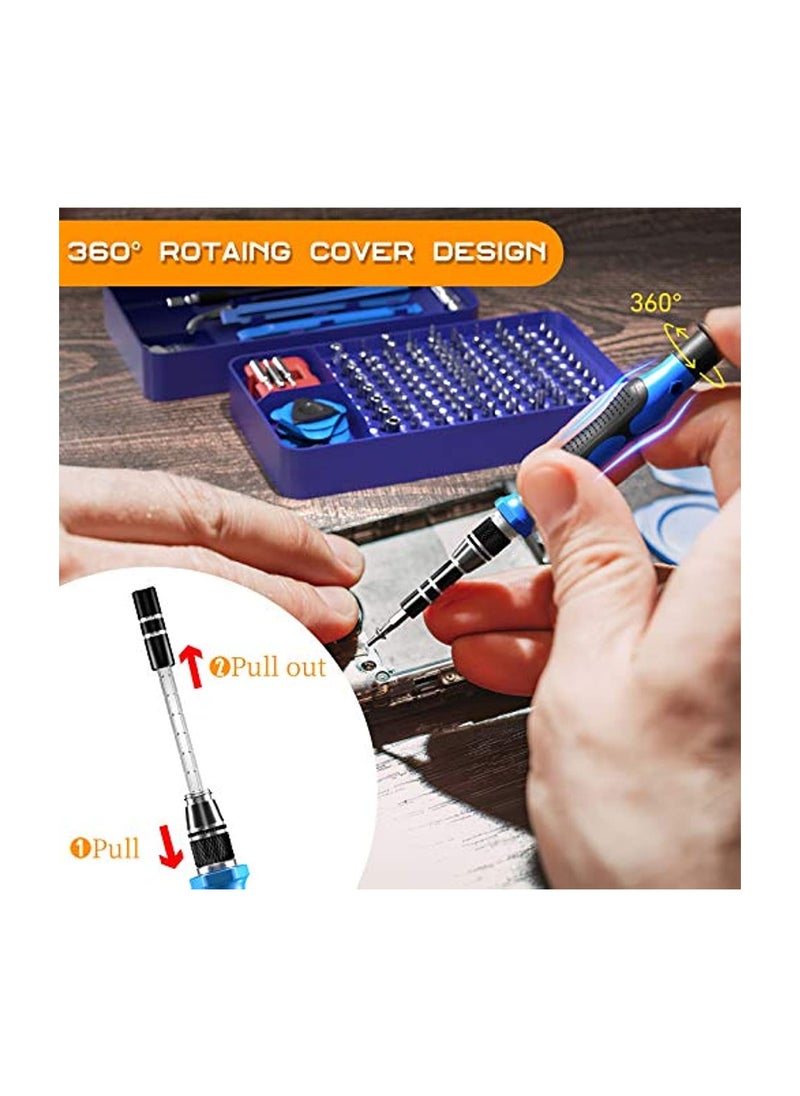 Generic - Small Screwdriver Set Precision Screwdriver Set - 122 in 1 Magnetic Mini Computer Screwdriver Kit ​with Case Repair Screw driver Kit for Computer Eyeglass PC Laptop Mobile Phone Watch Camera TV - Image 1