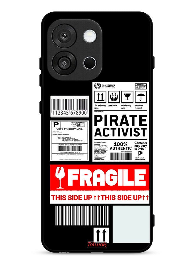 Tolwak OnePlus 13s Protective Case Cover Private Activist Fragile Sticker - Image 1