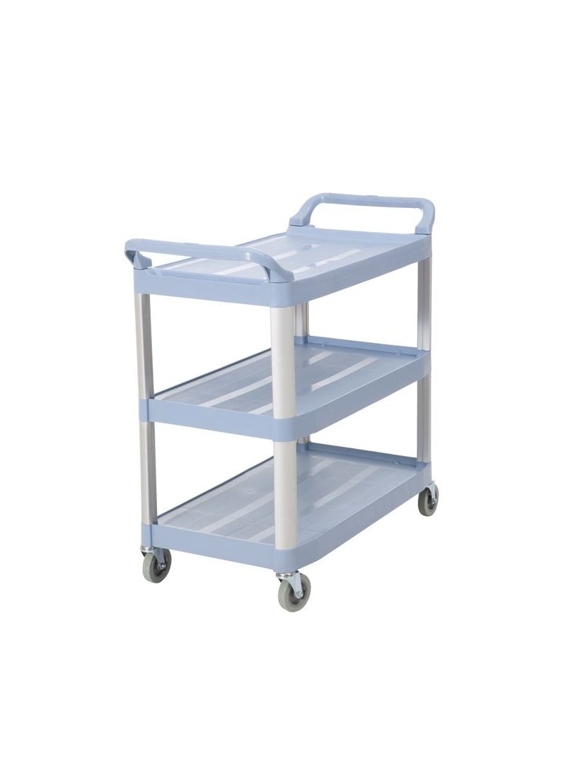 Generic - Shopping trolleys mobile three tier snack car dining car tea racks street trolley - Image 1