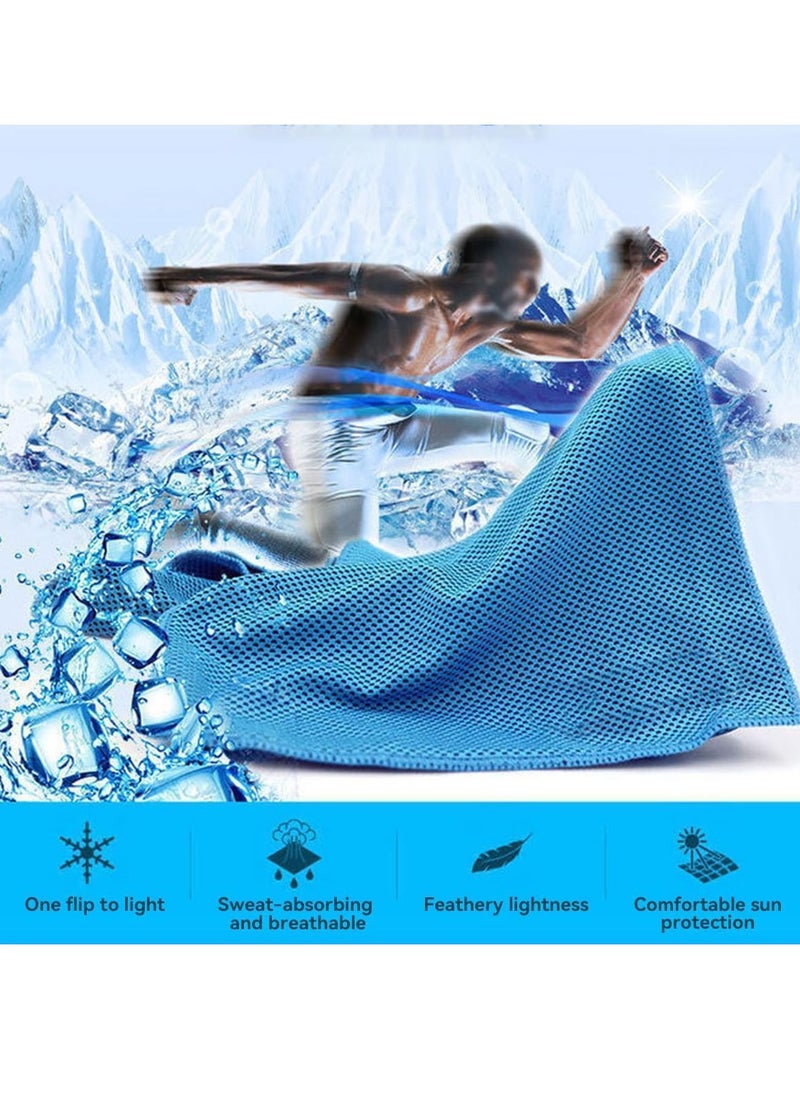 Generic - Cooling Towel, Cooling Towels 4 pack, Stay Cool Ice Towel, Cool Towel for Instant Cooling Relief, Cooling Towels for Neck, Cold Towel, Gym Towel Men Women Sweat Towels for Gym Sports Towel Yoga Towel - Image 1