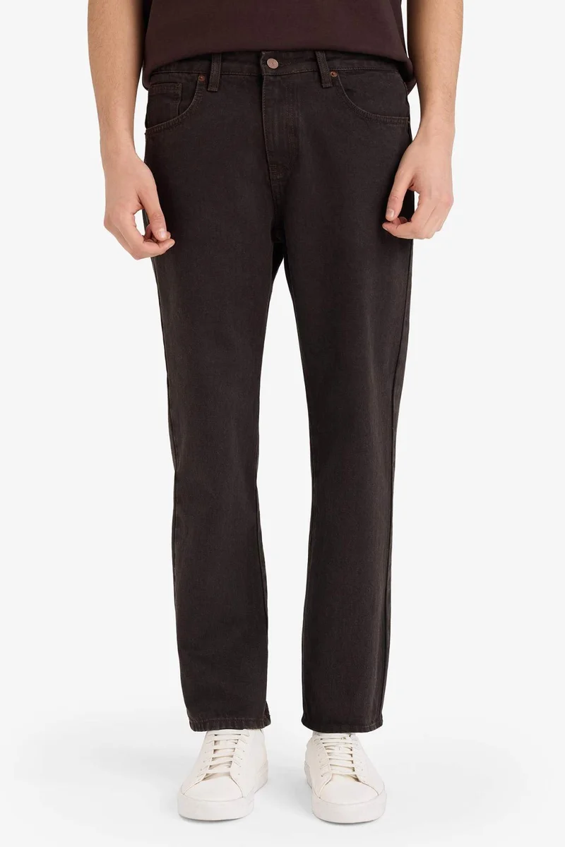 Defacto  Straight Fit Trousers for Men | Best Price UAE