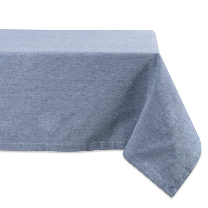 DII Chambray Kitchen Tabletop Collection Blue 60x84