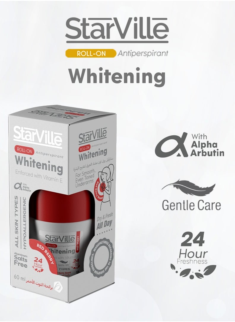 starville Starville Whitening Roll on Redberry 60 ml  - Image 3