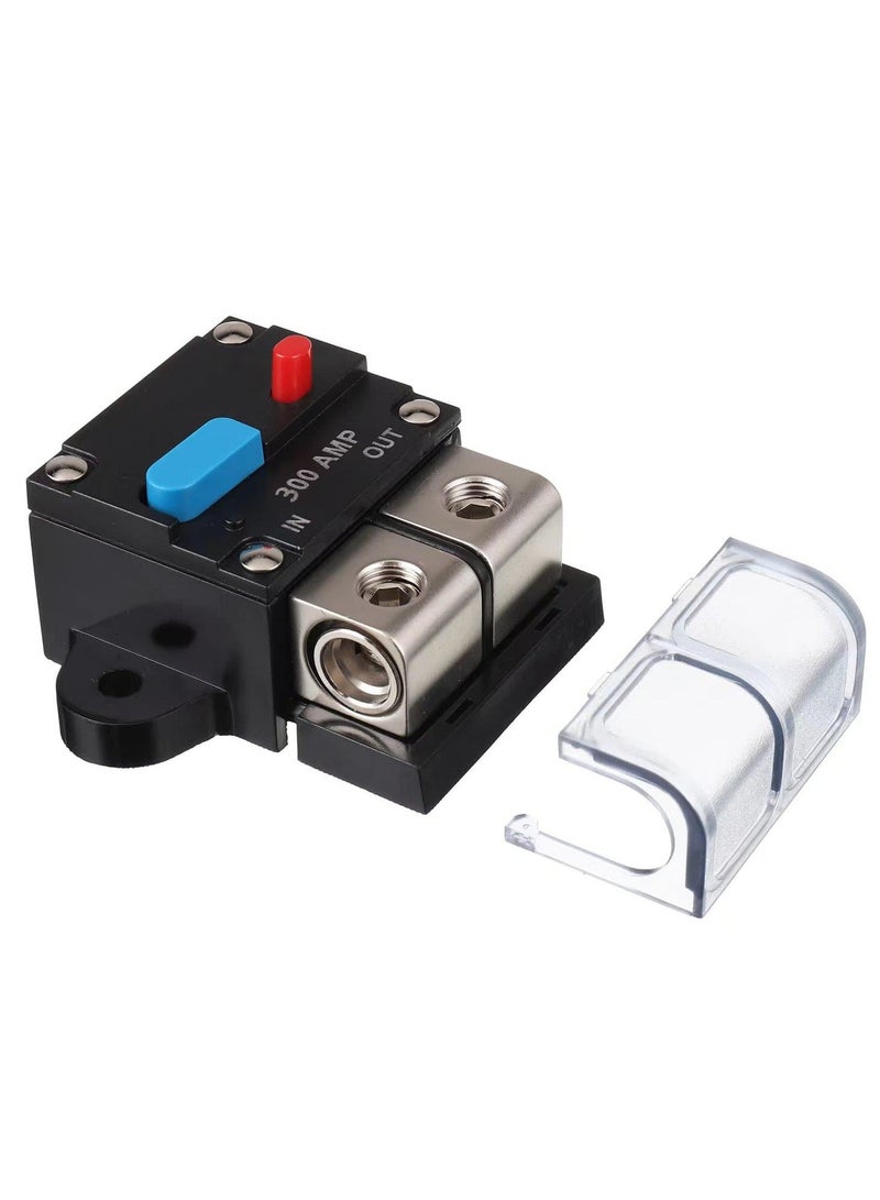 300A Circuit Breaker, Resettable Circuit Breaker, 300 amp Self Recovery Circuit Breaker, DC Circuit Breaker, Smart Circuit Breaker, Manual Reset Button for Car Audio and Amps - Image 2