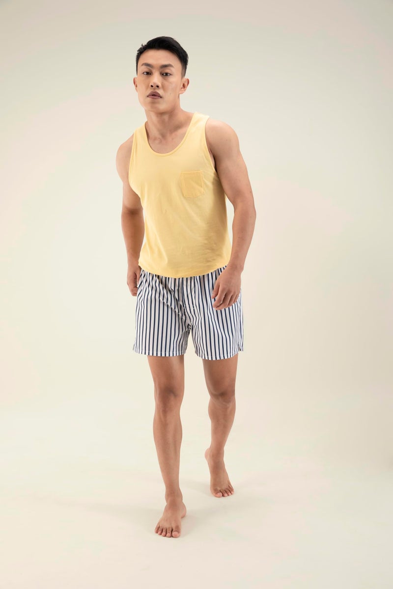 DAMENSCH Solid Breeeze Inner Boxers for Men, Ultra-Light Boxers, 100% Cotton Shorts Pant, Breathable Woven Inner Cotton Shorts for Men-Costa White-S - Image 3