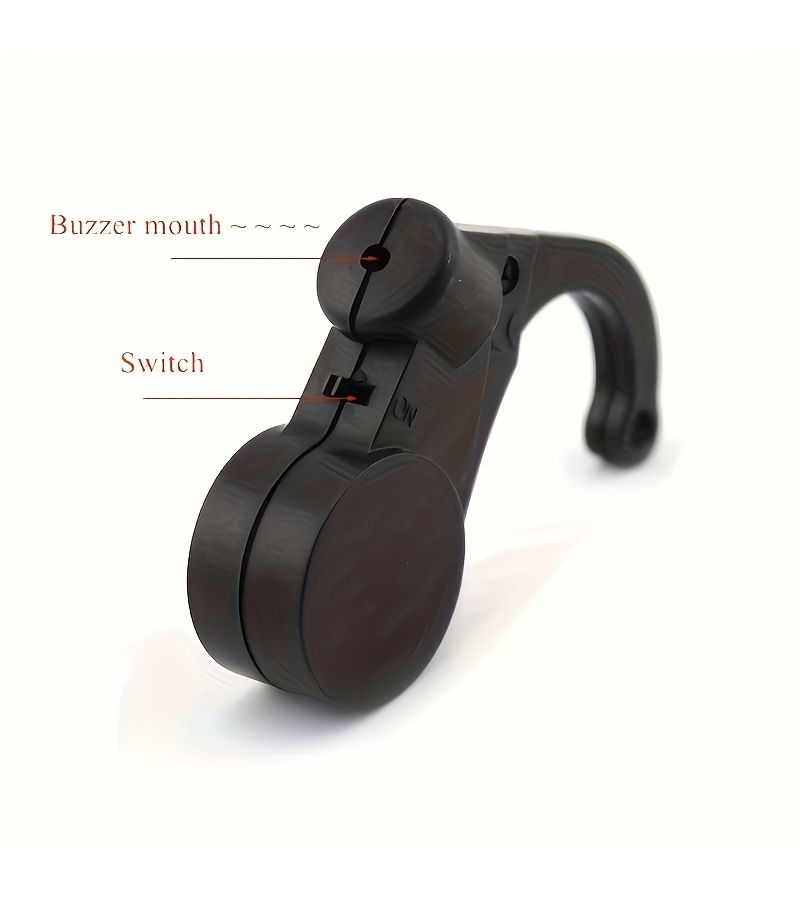 Black Anti-Sleep Alarm Driver Sleep Reminder Car Safety Device Essential Accessories for Safe Driving - Image 2