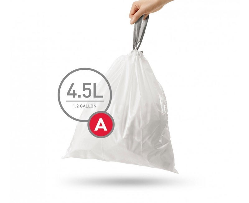Simplehuman Trash Can Liner A  4.5 Liters/1.2 Gallons  30-Count - Image 2