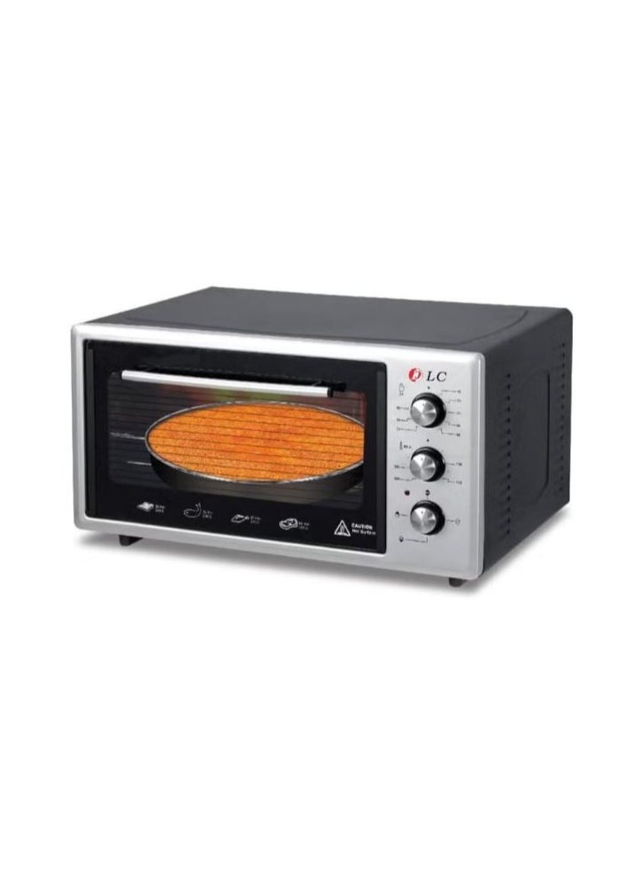 DLC - DLC Electric Oven 48 Liters – 2000W Large Capacity Countertop Oven with Timer & Adjustable Temperature – Stainless Steel Finish - Image 1