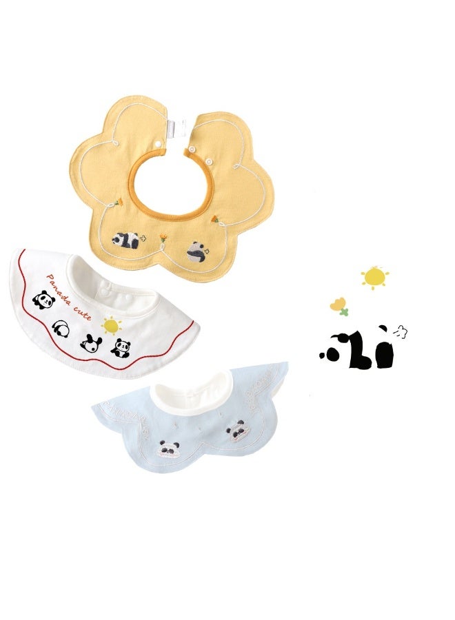Nariele New 3-Piece Set Baby Drool Bibs