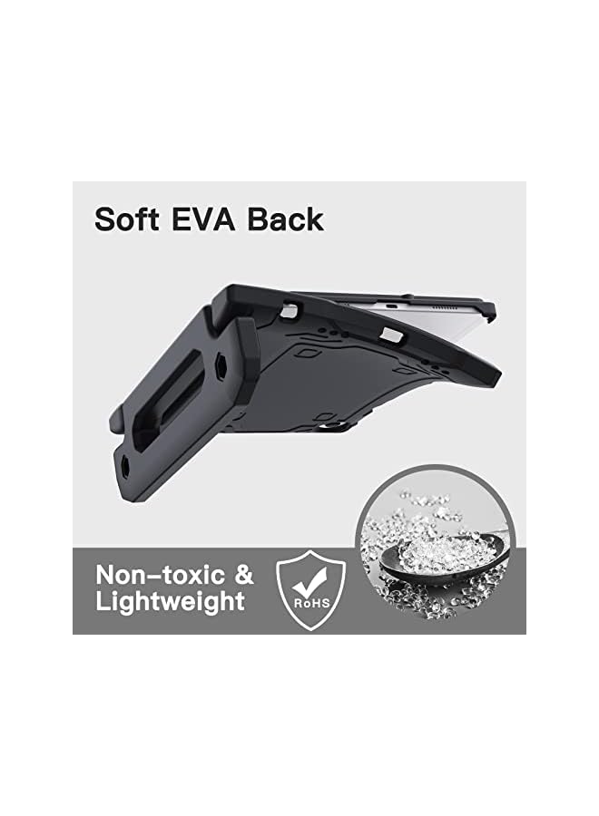 Jetech Kids Case For Samsung Galaxy Tab A8 10.5-Inch 2022 (Sm-X200/X205/X207) With Built-In Screen Protector, Shockproof Full-Body Handle Stand Tablet Protective Cover (Black) - Image 4