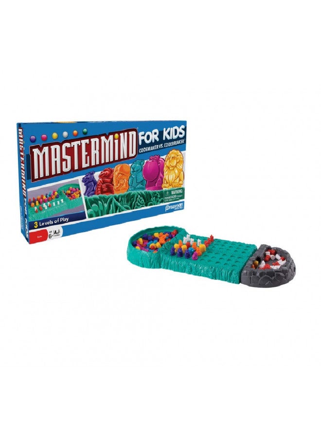 Pressman Mastermind for Kids - Codebreaking Game With Three Levels of Play Multicolor, 5" - Image 2