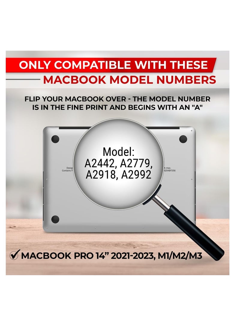Generic - 1Pack Matte Anti Blue Screen Protector Compatible with MacBook Pro 14 inch 2024--2021 Release(M4,M3 Pro, M3 Max, M3/M2 Pro, M2 Max/M1 Pro, M1 Max), Anti Reflection/Anti Scratch Laptop Screen Protector - Image 1