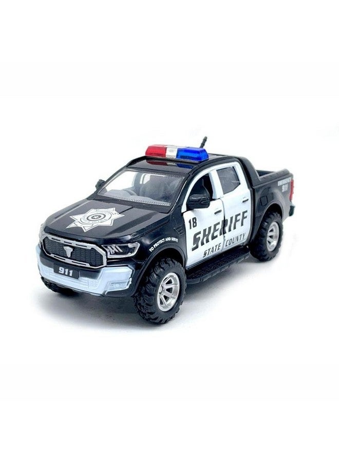 Sheel Police Car Toys for Kids Emargency Cars Toy Model Pull Back Car Toys for Kids | Toy Vehicles 4X4 Pickup Truck for Boys and Girls Colour As Per Availability - Image 1