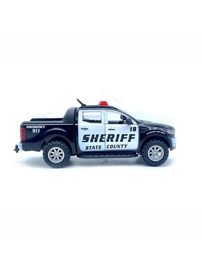 Sheel Police Car Toys for Kids Emargency Cars Toy Model Pull Back Car Toys for Kids | Toy Vehicles 4X4 Pickup Truck for Boys and Girls Colour As Per Availability - Image 4