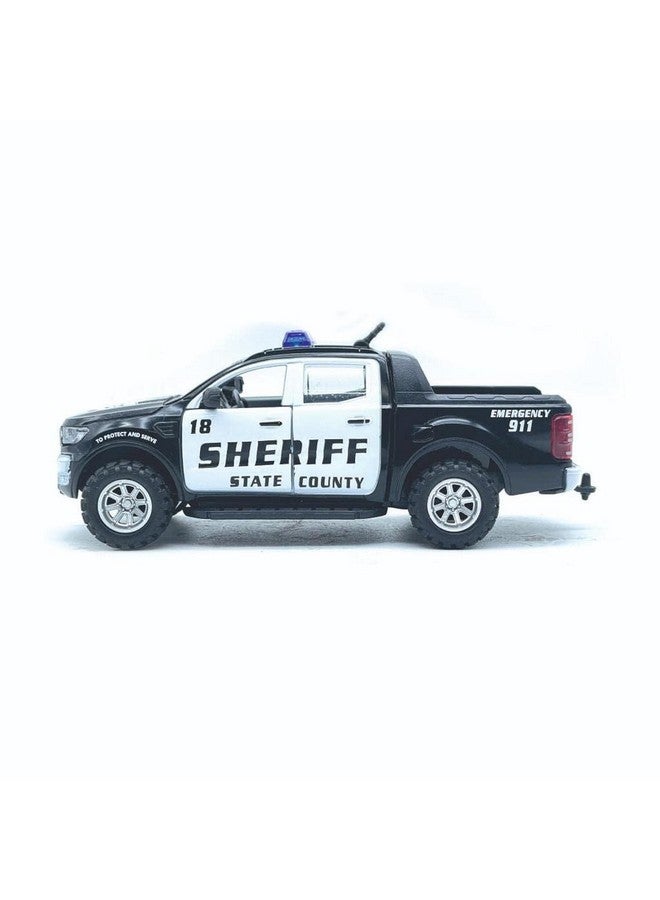 Sheel Police Car Toys for Kids Emargency Cars Toy Model Pull Back Car Toys for Kids | Toy Vehicles 4X4 Pickup Truck for Boys and Girls Colour As Per Availability - Image 2
