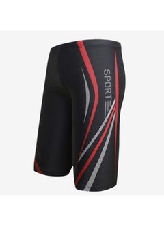 Swimming Trunks Men's Double-layer Sports Plus Size Five-point Trunks Swimming Trunks Quick-drying Hot Spring Swimming Trunks Racing Pants Wholesale-Color:16-