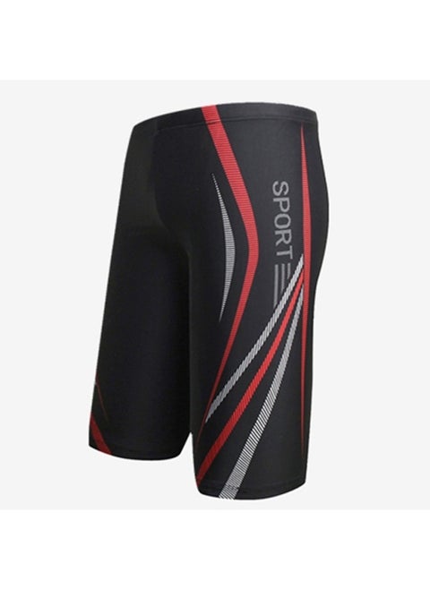 Swimming Trunks Men's Double-layer Sports Plus Size Five-point Trunks Swimming Trunks Quick-drying Hot Spring Swimming Trunks Racing Pants Wholesale-Color:16-
