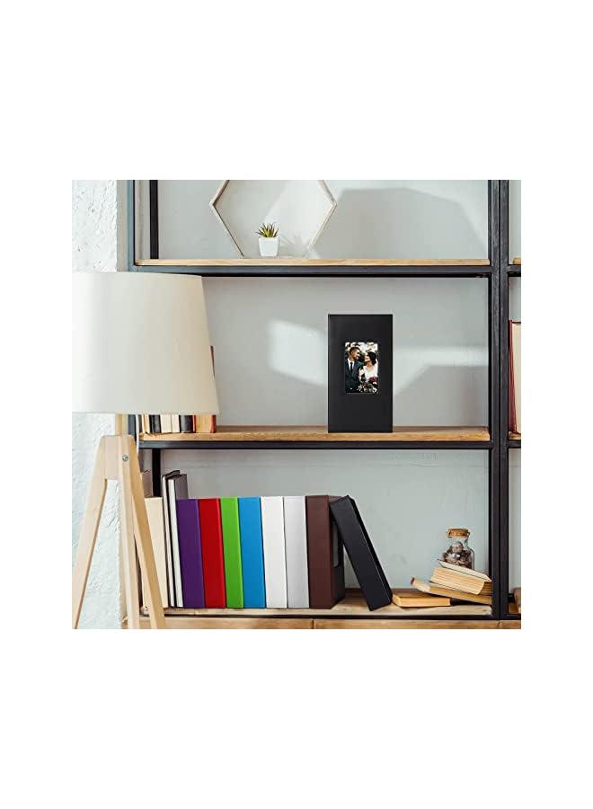 The Bros Photo Album, 300 4x6In Pockets Photos, Leather Cover Extra Large Capacity Family Wedding Anniversary Baby Picture Albums Holds 300 Horizontal and Vertical Photos (Brown) - Image 3