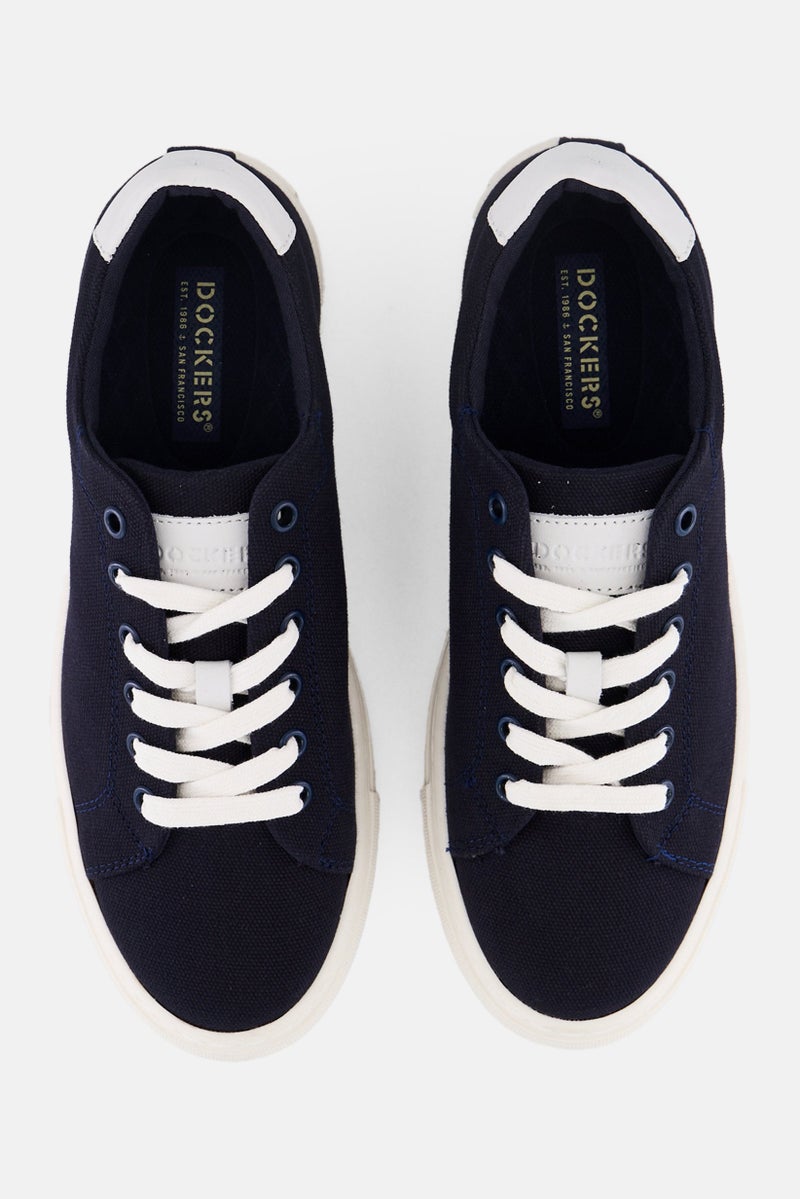 DOCKERS Men Lace Up Casual Shoes, Navy - Image 4