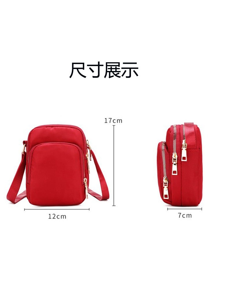 Handbags For Women Shoulder Bags, Mini Multifunctional Shoulder Bag, Mobile Phone Nylon Zipper Oxford Cloth Bracelet, Bracelet.  - Image 2