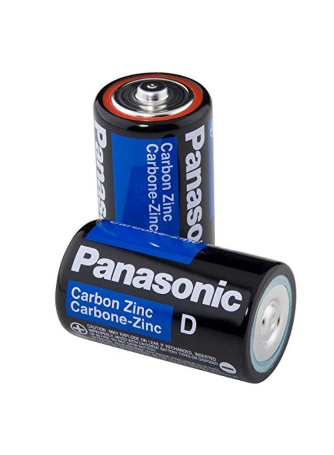 Panasonic D Battery Zinc Carbon 1.5V, UM-1(R20S),Packet 2 Pcs - Image 1