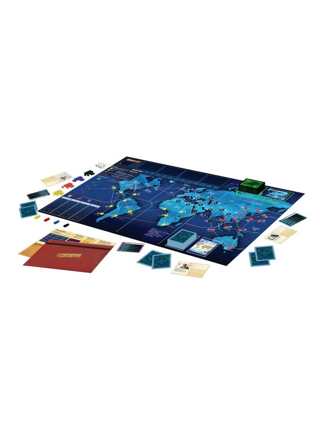 Z-Man Games Pandemic Legacy Season 1 Red Edition Board Game | Board Game for Adults and Family | Cooperative Board Game | Ages 13+ | 2 to 4 players | Average Playtime 60 minutes | Made by Z-Man Games  - Image 2