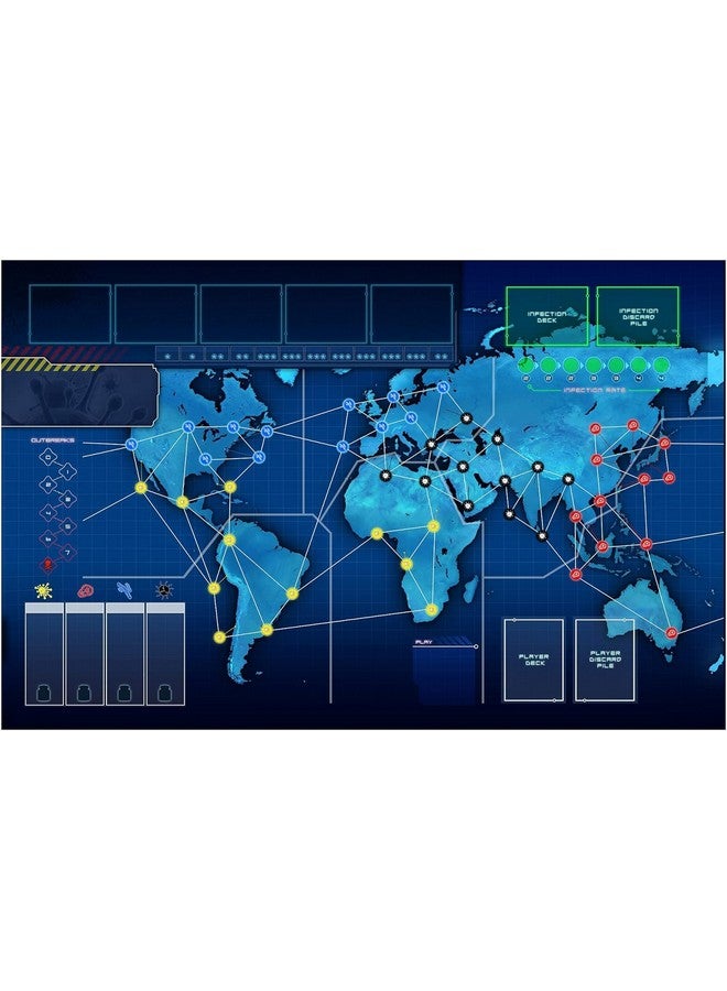 Z-Man Games Pandemic Legacy Season 1 Red Edition Board Game | Board Game for Adults and Family | Cooperative Board Game | Ages 13+ | 2 to 4 players | Average Playtime 60 minutes | Made by Z-Man Games  - Image 4