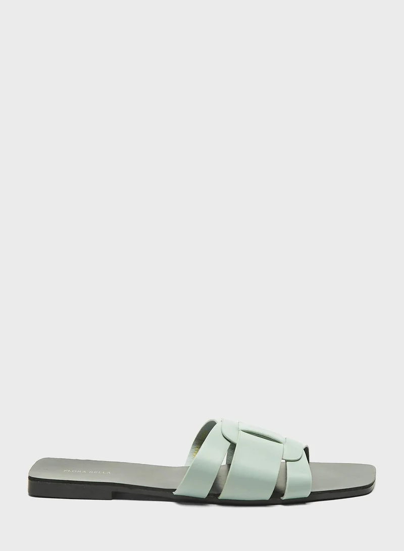 shoexpress Single Strap Flat Sandals
