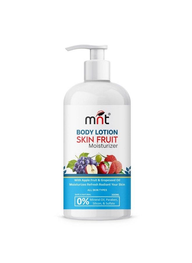 MNT - Skin Fruits Moisturizing Body Lotion With Apple Papaya & Grapes Extract For Deep Moisturizing & Soft Skin 300 Ml - Image 1