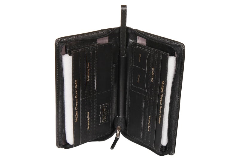 Sukeshcraft Multiple Cheque Book Holder with Wrist Loop RFID Safe Upgraded - Image 5