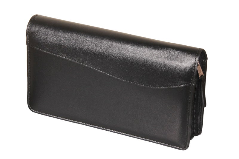 Sukeshcraft Multiple Cheque Book Holder with Wrist Loop RFID Safe Upgraded - Image 1