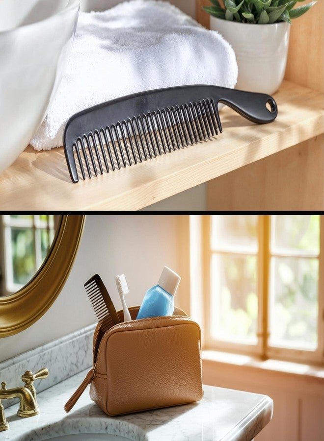 Granatan Combs for Men Pack of 6, Pocket Combs for Men, Hair Comb Set, Beard Mustache Comb - Image 5