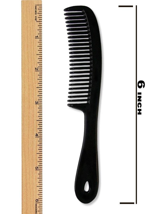 Granatan Combs for Men Pack of 6, Pocket Combs for Men, Hair Comb Set, Beard Mustache Comb - Image 3