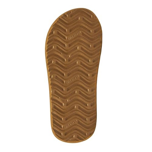 Quiksilver boys Youth Monkey Wrench Flip Flop (Little Kid/Big Kid) Sandal, Tan - Solid, 4 Big Kid US - Image 5