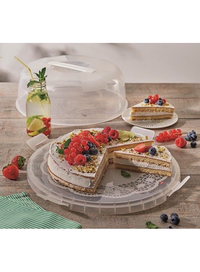 Snips Delice Cake Carrier with Tray & Dome – 28cm, Made in Italy - Image 5