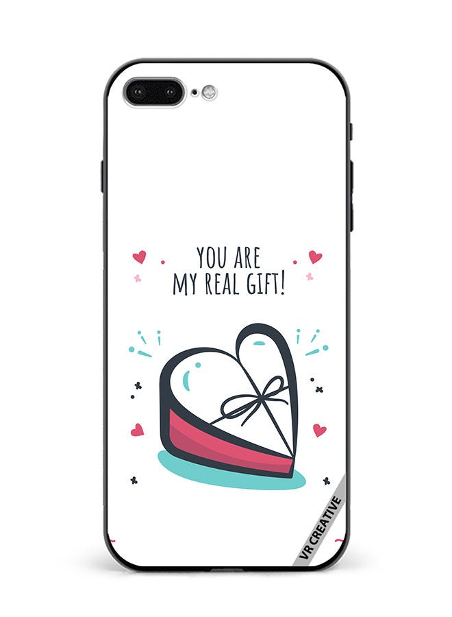 VR CREATIVE Protective Case Cover For Apple iPhone 7 Plus/8 Plus My Real Gift Design Multicolour - Image 1