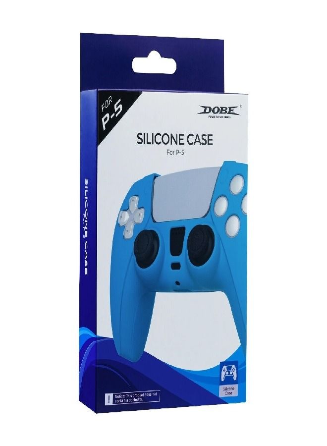 DOBE Silicon Case For PS5 Controller with Grips BLUE - Image 4