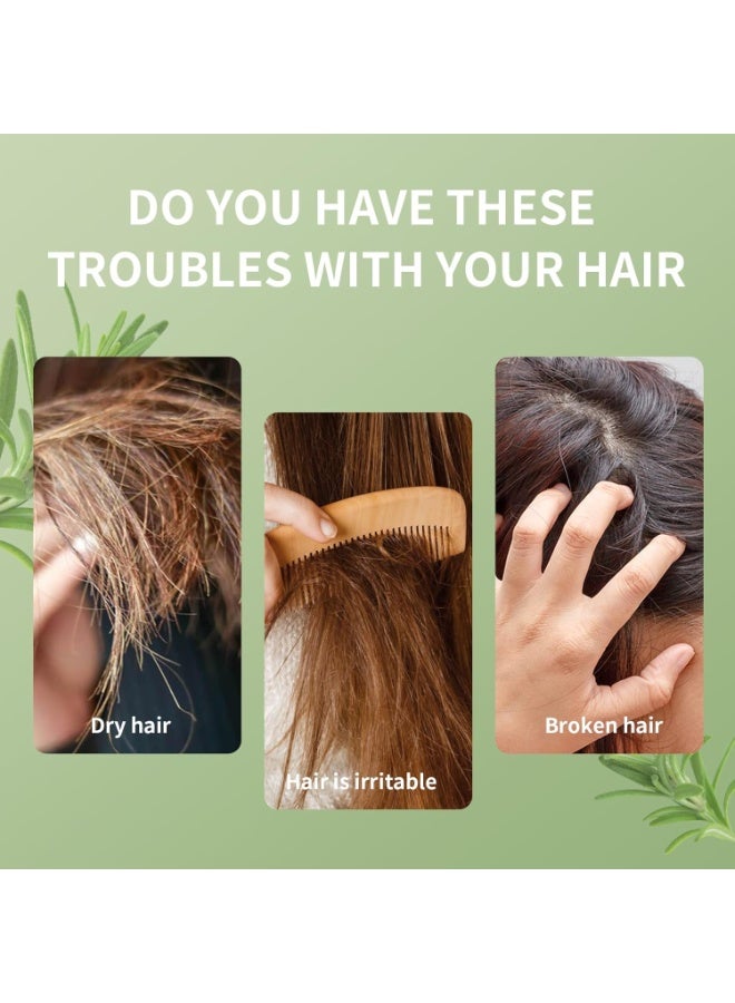 JAYSUING Herbal Hair Growth Shampoo with Rosemary for Strong Roots 100ml Supports hair follicle health, reduces hair fall, strengthens weak strands, hydrates scalp, and promotes thicker, fuller hair while improving overall scalp comfort and hair appearance. - Image 4