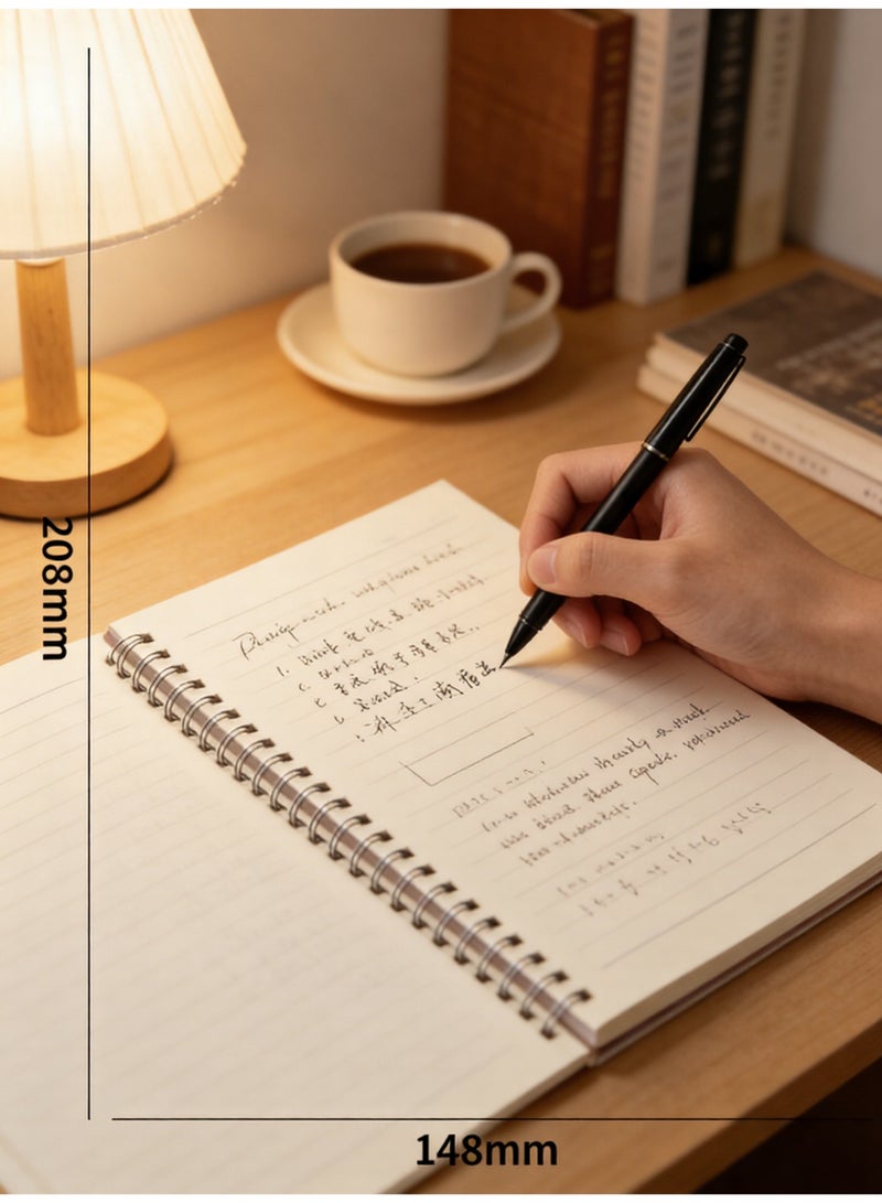 ملاحظة لفائف PP أحادية القطعة، نمط فارغ، A5/80 ورقة - Image 3