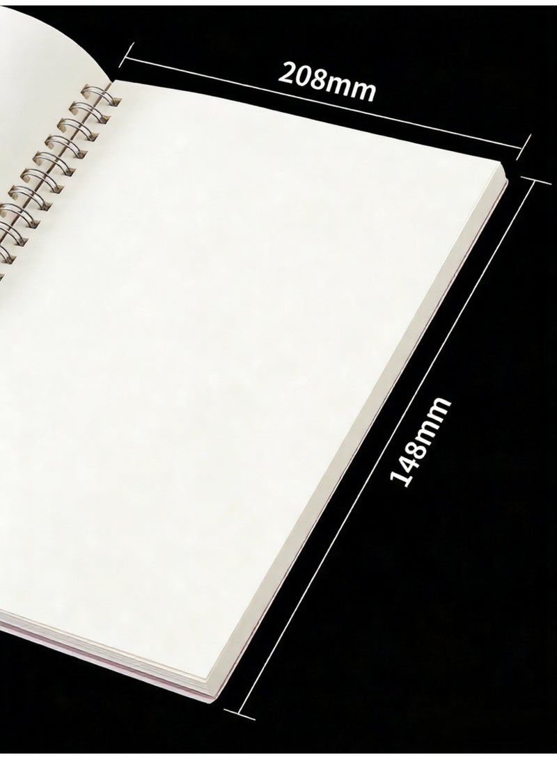 ملاحظة لفائف PP أحادية القطعة، نمط فارغ، A5/80 ورقة - Image 2