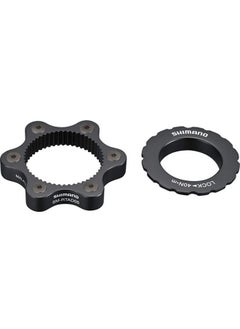 SHIMANO Centerlock To 6 Bolt Rotor Adapter Black One Size  - Image 3