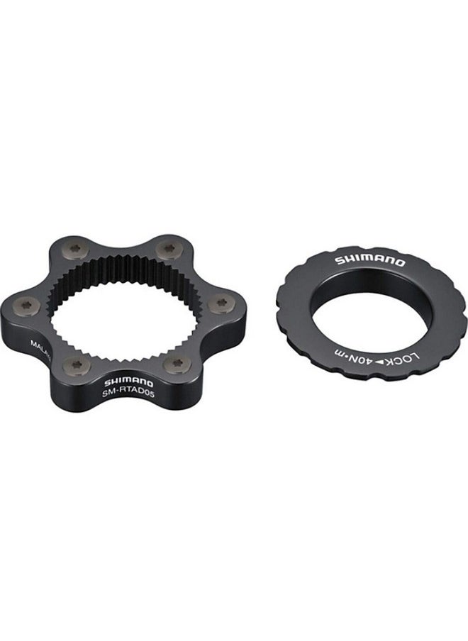 SHIMANO Centerlock To 6 Bolt Rotor Adapter Black One Size  - Image 3