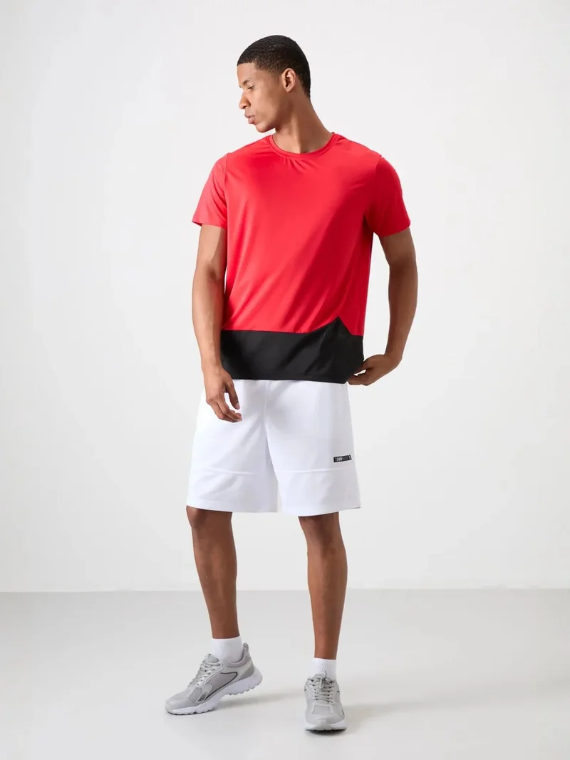 TOMMYLIFE TOMMY Color Blocked Crew Neck T-Shirt