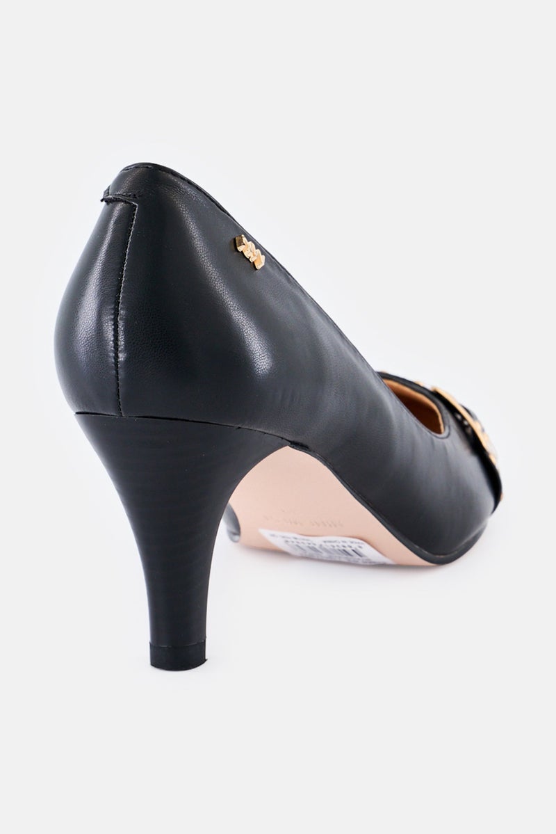 NINE WEST Women AYBEN2PR Slip On Pumps, Black - Image 3