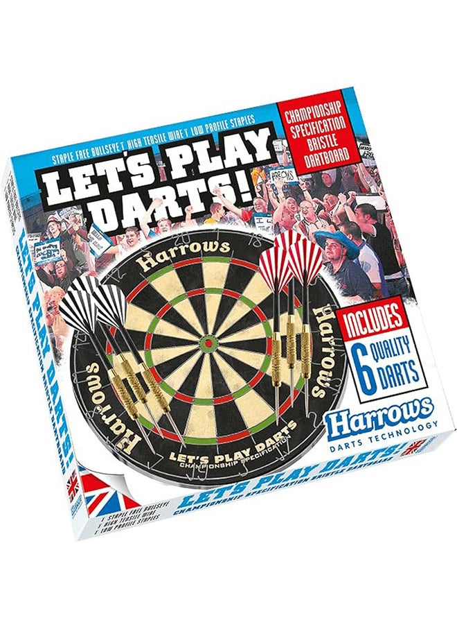 Harrows Harrows Unisex Adult Bristle Official Competition Championship Specification Dart Board - Black, One Size  - Image 2