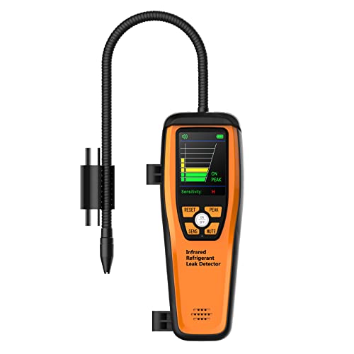 Elitech HVAC Refrigerant Leak Detector 10 Yrs Infrared Sensor Life, Halogen Freon Sniffer, Air Conditioning Detection, Automotive Gas Finder, ILD-200 - Image 1