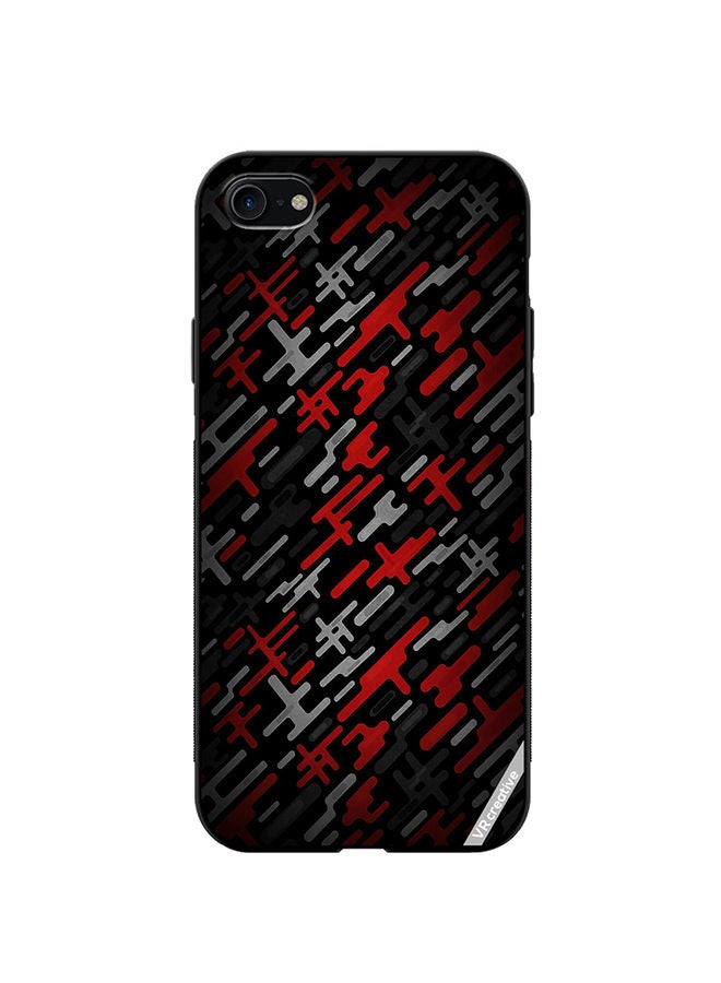 VR CREATIVE Protective Case Cover For Apple iPhone SE (2022) Abstract Design Multicolour - Image 1