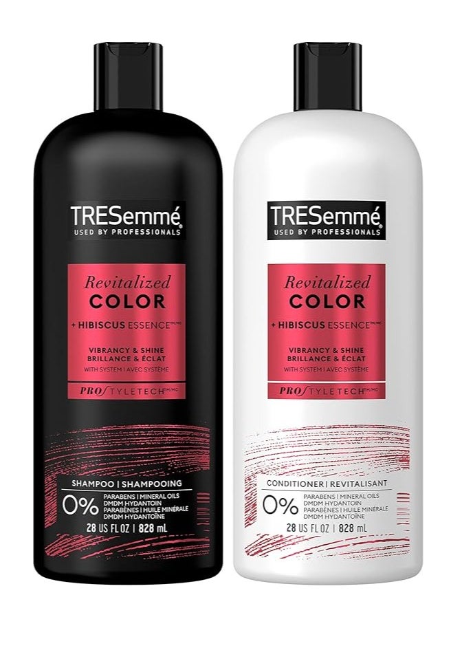 TRESemmé TRESemmé Shampoo and Conditioner Set, Color Revitalize, 28 Oz Each  - Image 1