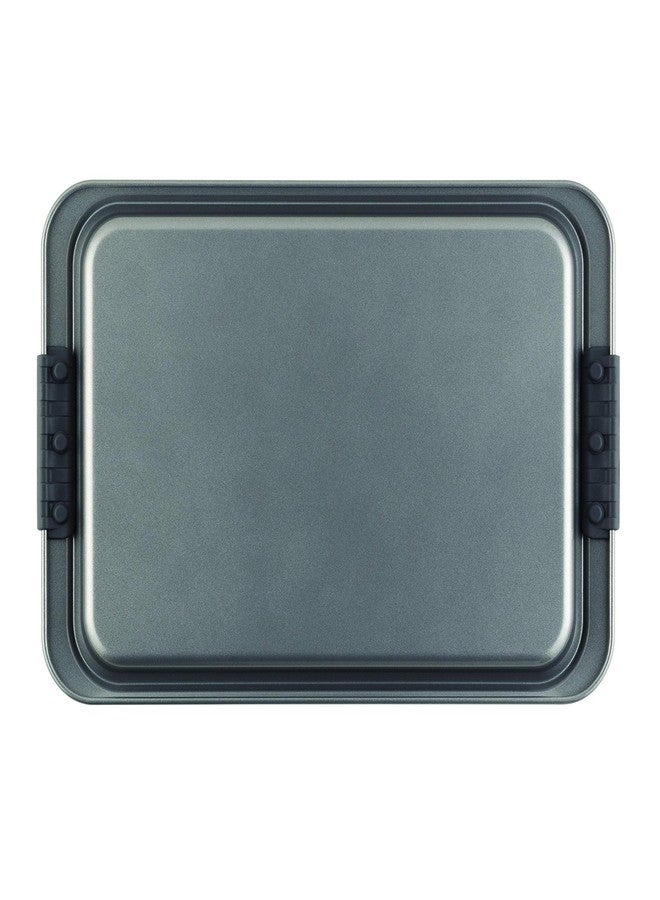 Anolon Advanced Nonstick Baking Pan / Nonstick Cake Pan, Rectangle - 9 Inch x 13 Inch, Gray - Image 2