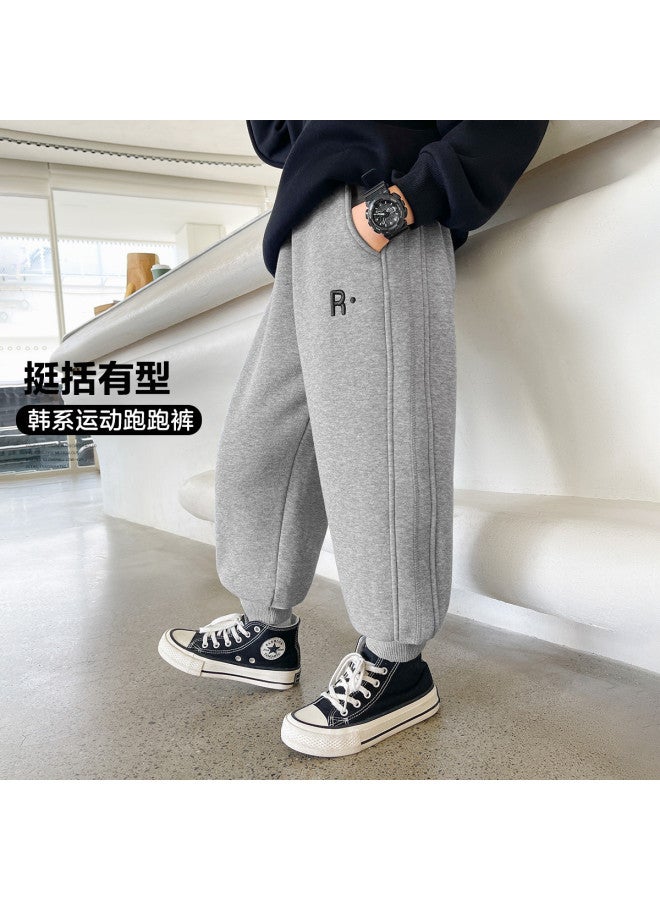 Zuoxi Boys' Pants Spring/autumn Sportswear Children's Stylish Sweatpants Kids' Casual Trousers Outerwear Long Pants Children's Clothing - Image 2